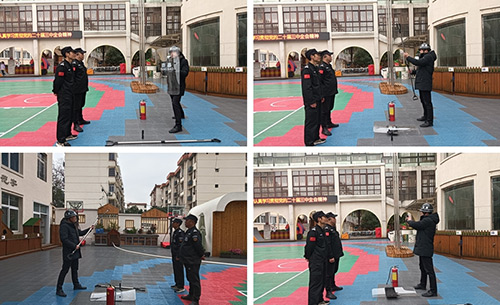 鹰潭市保安服务有限公司为市第四幼儿园开展专项培训